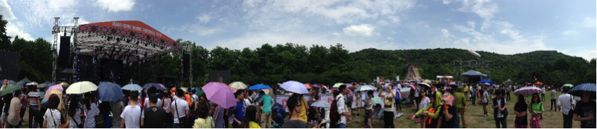 2014西湖音乐节火爆开场，9001cc金沙以诚为本音响倾情奉献 